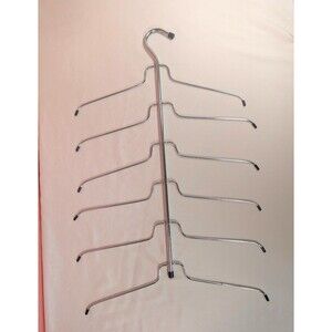 Six Tier Hanger Silver 22.5 Inches